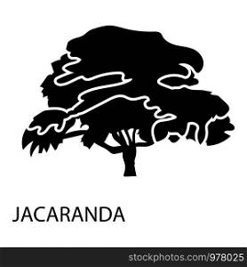 Jacaranda icon. Simple illustration of jacaranda vector icon for web. Jacaranda icon, simple style