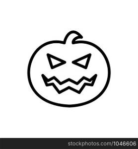 Jack O Lantern, Halloween pumpkin icon