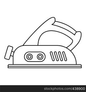 Jack plane icon in outline style isolated vector illustration. Jack plane icon outline