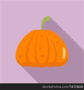 Jack pumpkin icon. Flat illustration of jack pumpkin vector icon for web design. Jack pumpkin icon, flat style