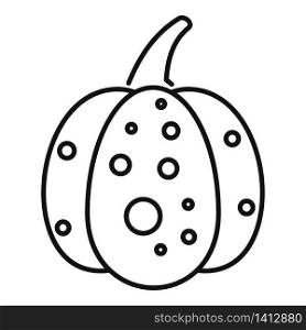 Jack pumpkin icon. Outline jack pumpkin vector icon for web design isolated on white background. Jack pumpkin icon, outline style