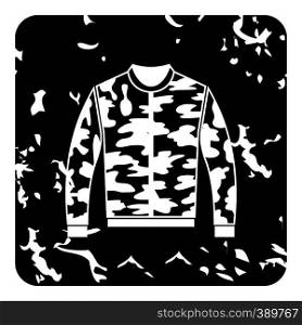 Jacket icon. Grunge illustration of jacket vector icon for web. Jacket icon, grunge style