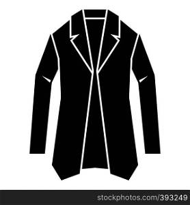Jacket icon. Simple illustration of jacket vector icon for web. Jacket icon, simple style
