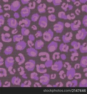 Jacquard cheetah fur background. Leopard in knitted style seamless pattern. Abstract animal skin wallpaper. Design for fabric , textile print, surface, wrapping, cover. Vintage vector illustration. Jacquard cheetah fur background. Leopard in knitted style seamless pattern. Abstract animal skin wallpaper.