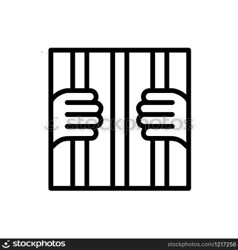 Jail gate icon