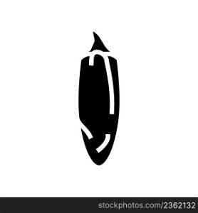 jalapeno pepper glyph icon vector. jalapeno pepper sign. isolated contour symbol black illustration. jalapeno pepper glyph icon vector illustration