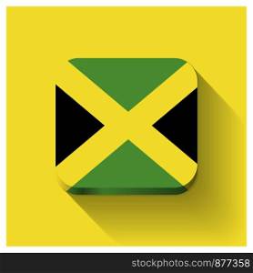 Jamaica flag design vector