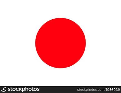 Japan national flag background. Vector eps10 illustration