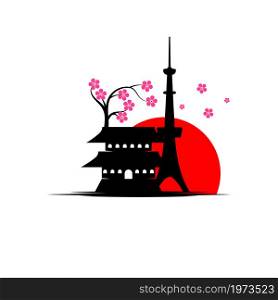 Japan Vector icon design illustration Template