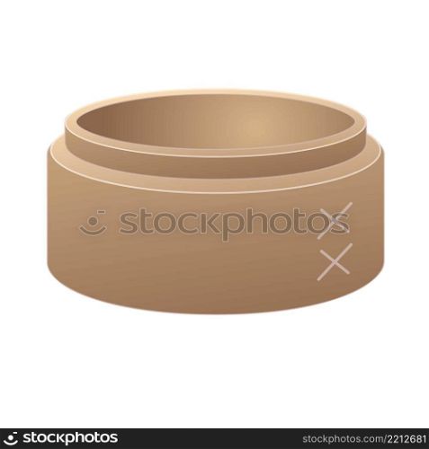 Japanese basket icon cartoon vector. Traditional container. Restaurant meal. Japanese basket icon cartoon vector. Traditional container