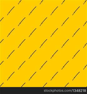 Japanese katana pattern seamless vector repeat geometric yellow for any design. Japanese katana pattern vector