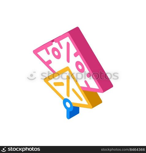 japanese kite isometric icon vector. japanese kite sign. isolated symbol illustration. japanese kite isometric icon vector illustration