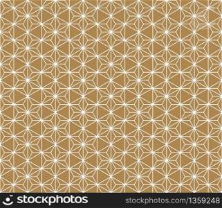 Japanese seamless geometric pattern .For design template,textile,fabric,wrapping paper,laser cutting and engraving.Average thickness lines.. Seamless geometric pattern based on japanese ornament kumiko .