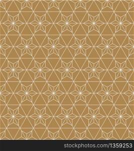 Japanese seamless geometric pattern .For design template,textile,fabric,wrapping paper,laser cutting and engraving.Fine lines.. Seamless geometric pattern based on japanese ornament kumiko .