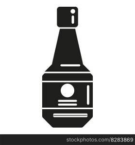Japanese soy sauce icon simple vector. Restaurant food. Asian menu. Japanese soy sauce icon simple vector. Restaurant food