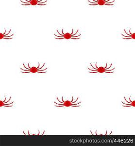 Japanese spider crab pattern seamless background in flat style repeat vector illustration. Japanese spider crab pattern seamless