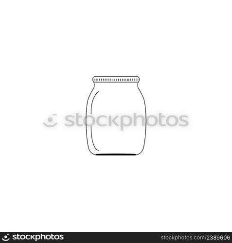 jar icon logo vector design template