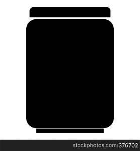Jar of pills icon. Simple illustration of jar of pills vector icon for web. Jar of pills icon, simple style
