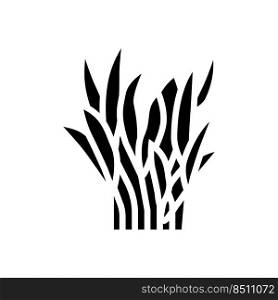java fern glyph icon vector. java fern sign. isolated symbol illustration. java fern glyph icon vector illustration