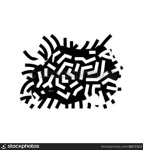 java moss glyph icon vector. java moss sign. isolated symbol illustration. java moss glyph icon vector illustration