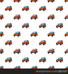 Jeep pattern. Cartoon illustration of jeep vector pattern for web. Jeep pattern, cartoon style