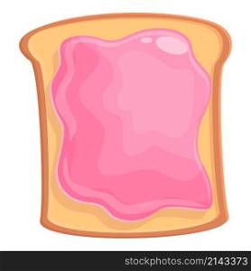 Jelly bread icon cartoon vector. Candy bear. Sweet fruit. Jelly bread icon cartoon vector. Candy bear