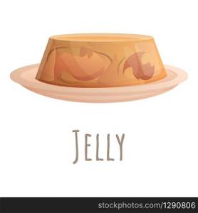 Jelly icon. Cartoon of jelly vector icon for web design isolated on white background. Jelly icon, cartoon style