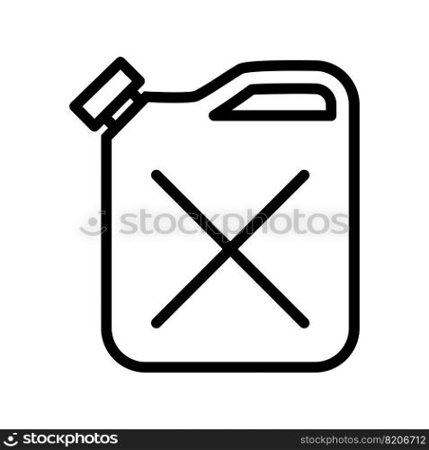 Jerry can icon vector design template