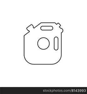 Jerry can icon vector design templates on white background