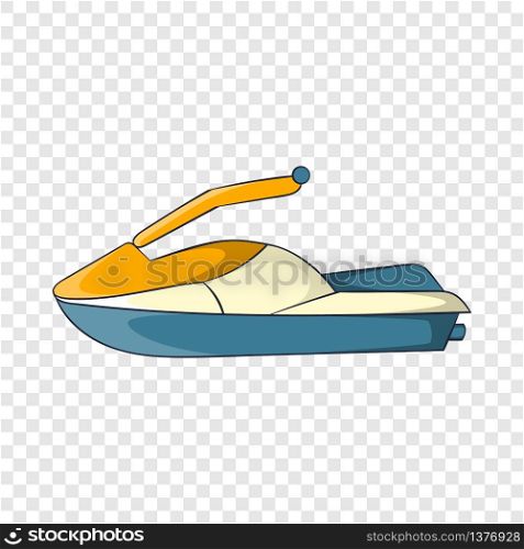 Jet ski icon in cartoon style isolated on background for any web design . Jet ski icon, cartoon style