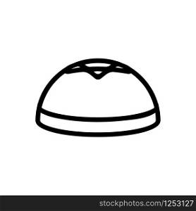 Jew hat icon vector. Thin line sign. Isolated contour symbol illustration. Jew hat icon vector. Isolated contour symbol illustration