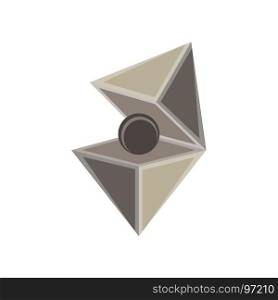 Jewel cut vector diamond set isolated gem icon design illustration element