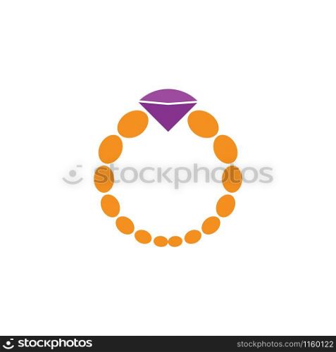 Jewelery logo vector ilustration design