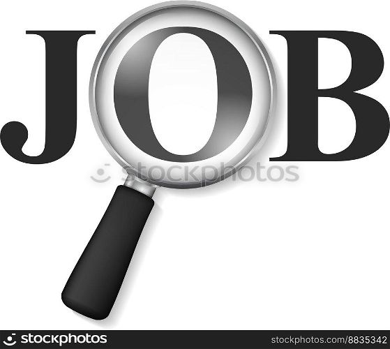 Job search vector image