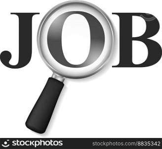 Job search vector image