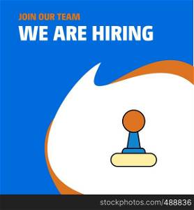 Join Our Team. Busienss Company Gear box We Are Hiring Poster Callout Design. Vector background