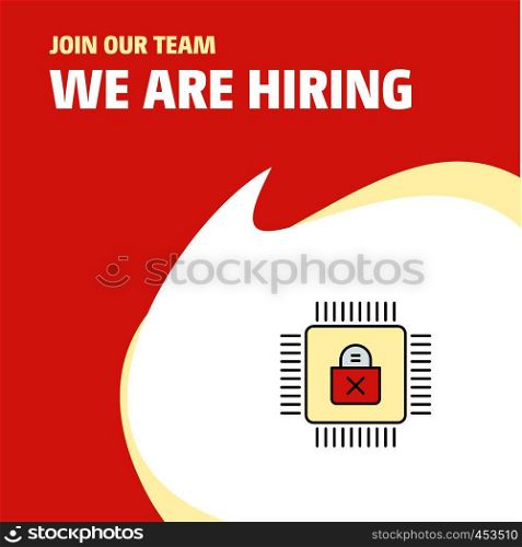 Join Our Team. Busienss Company Processor We Are Hiring Poster Callout Design. Vector background
