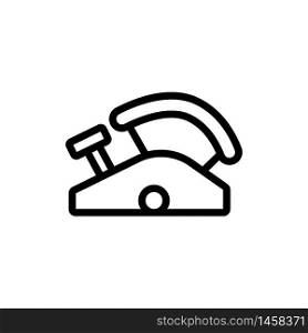 joiner cutting device icon vector. joiner cutting device sign. isolated contour symbol illustration. joiner cutting device icon vector outline illustration