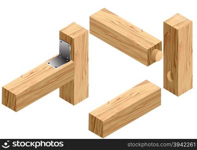joinery connections1 isolated on a white background