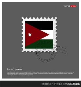Jordan flag design vector