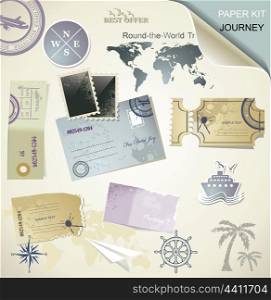 Journey - paper objects for your travel