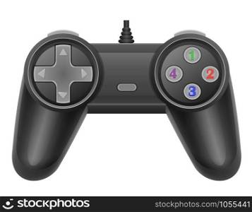 joystick for gaming console vector illustration EPS 10 isolated on white background