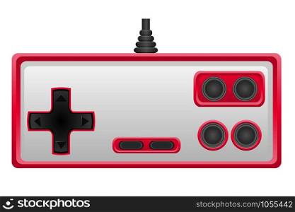 joystick for gaming console vector illustration EPS 10 isolated on white background