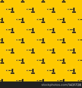 Judge gavel pattern seamless vector repeat geometric yellow for any design. Judge gavel pattern vector