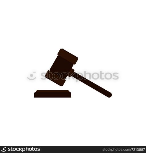 Judge hummer icon. Auction icon. Vector eps10