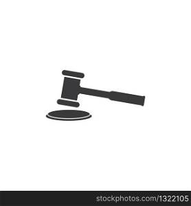 Judge logo vector icon illustration