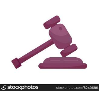 Judicial gavel sector. Justice, justice, online law office, truth illustration for app, web.. Judicial gavel sector. Justice, justice, online law office, truth