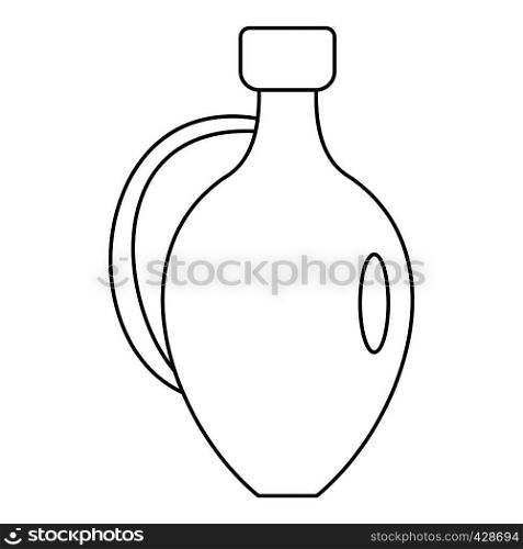 Jug for wine icon. Outline illustration of jug for wine vector icon for web. Jug for wine icon, outline style