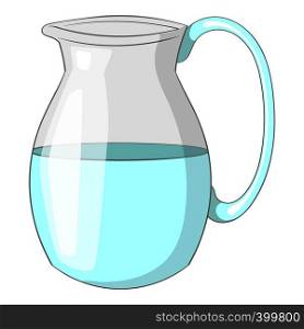 Jug of milk icon. Cartoon illustration of jug of milk vector icon for web design. Jug of milk icon, cartoon style