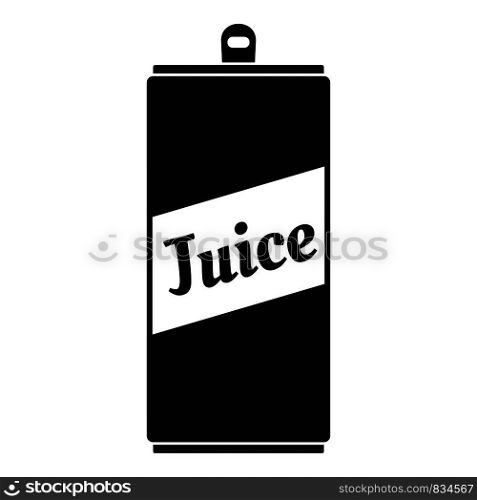 Juice can icon. Simple illustration of juice can vector icon for web design isolated on white background. Juice can icon, simple style